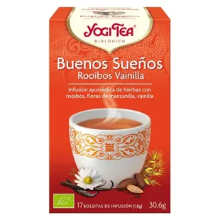 Yogi Tea Buenos Sueños Roibos Vainilla 17 Bolsitas
