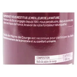 Superdiet Huile de Pepin de Courge 120 capsules