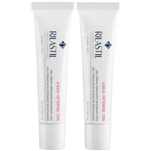 Rilastil Aqua Intense 72H Moisturizing Gel-Cream 2x40 ml