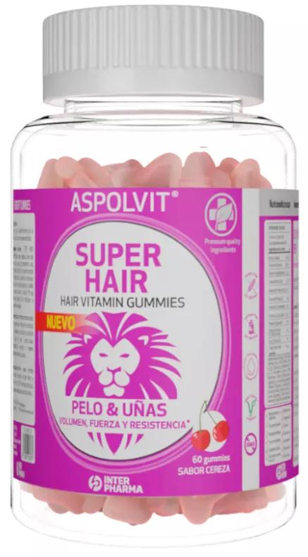 Aspolvit Super Hair Sabor Cereja 60 Gomas