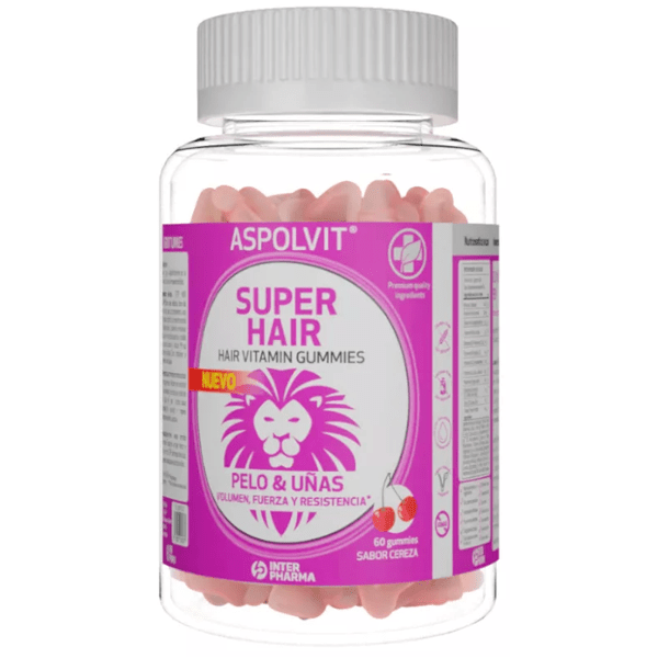 Aspolvit Super Hair Kirschgeschmack 60 Gummibärchen