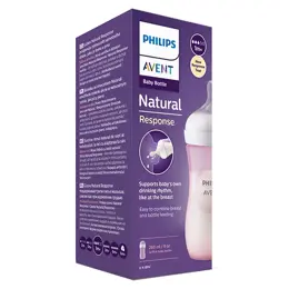 Avent Biberon Natural Response 3.0 Rose 260ml