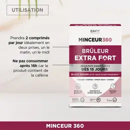Eafit Minceur 360 - Brûleur Extra Fort - Brûleur de graisses -  Black Ginger