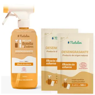 Natulim Degreasing Spray 500 ml + 2 Sachets