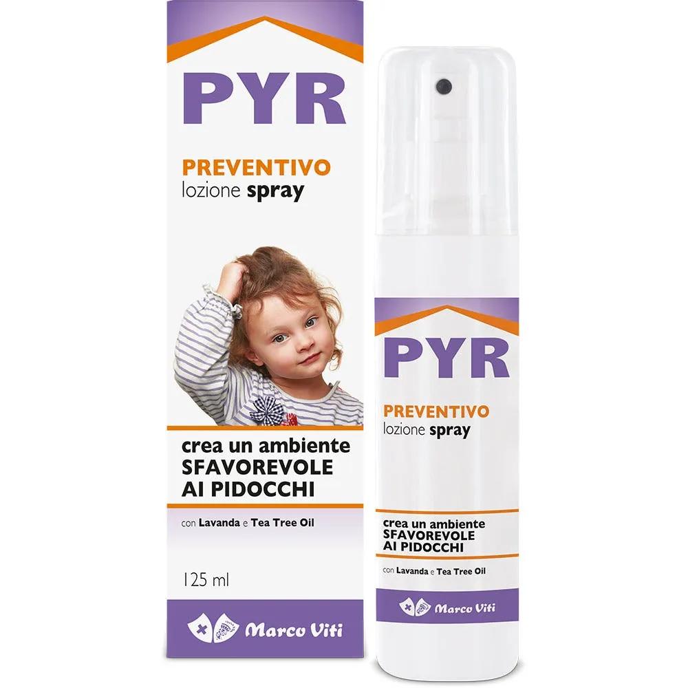 Pyr Lozione Spray Preventivo Pidocchi 125 ml