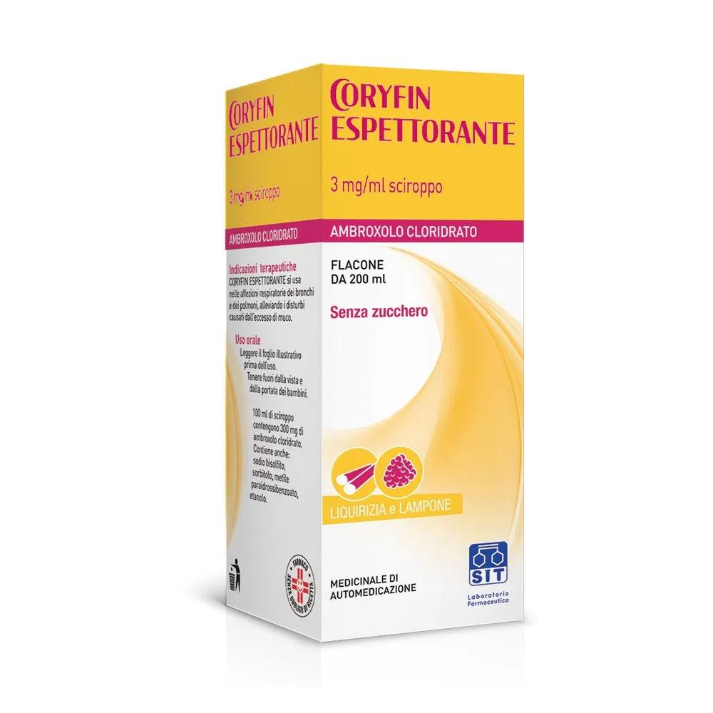 Coryfin Espettorante 3 mg/ml Ambroxolo Sciroppo 200 ml