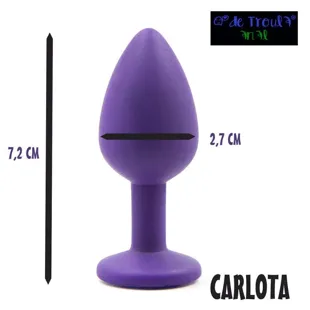 Troula Carlota Purple Anal Plug