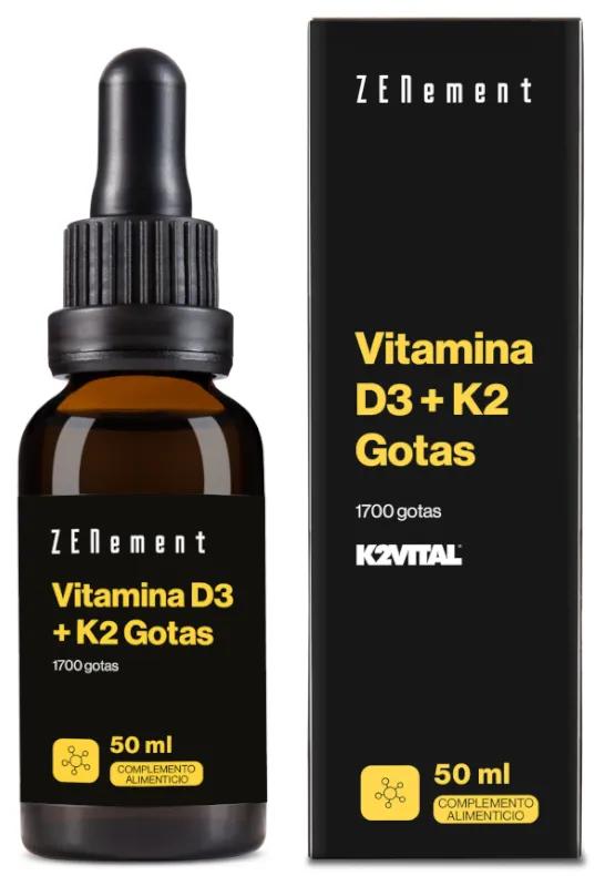 ZENement Vitamina D3+K2 Gocce 50 ml