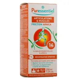 Puressentiel Articulations et Muscles Friction Arnica aux 14 Huiles Essentielles 200ml