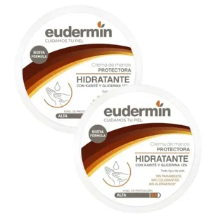 Eudermin Creme Protetor para Mãos e Rosto 2x200 ml