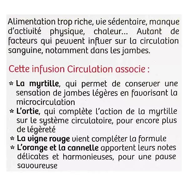 Vitavea - BioNutrisanté - Infusion Circulation - 20 sachets