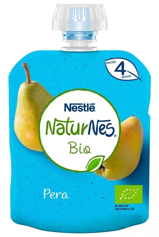 Naturnes Nestlé Pouch Pera Bio +4m 90 gr