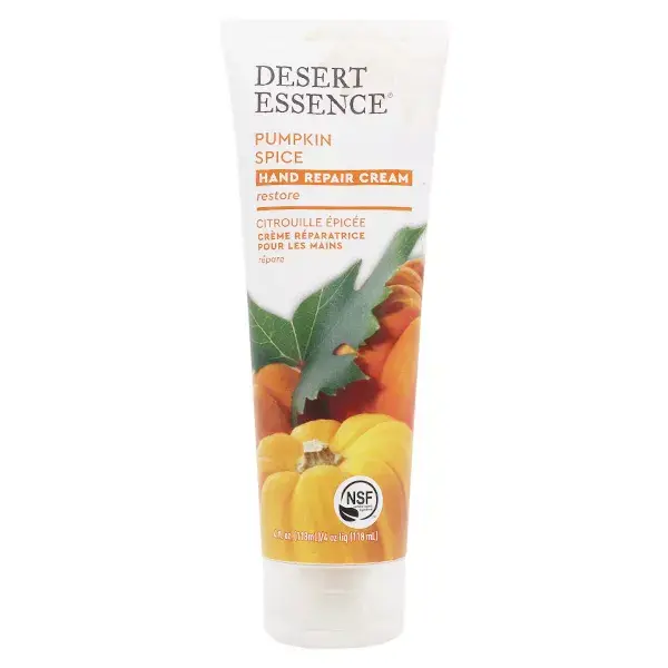 Desert Essence Crema de Manos Reparadora Especia de Calabaza 118 ml