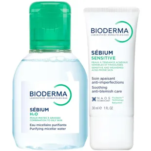 Bioderma Sébium Pack Sensitive 30ml + H2O Micellar Solution 100ml