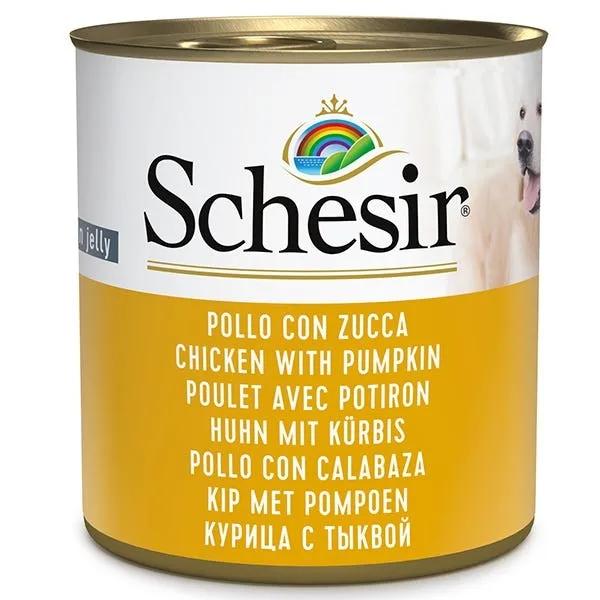 Schesir Pollo Con Zucca Cibo Umido Cani Adulti Lattina 285G