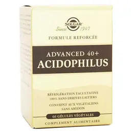 Solgar Advanced 40 Plus Acidophilus 60 gélules végétales