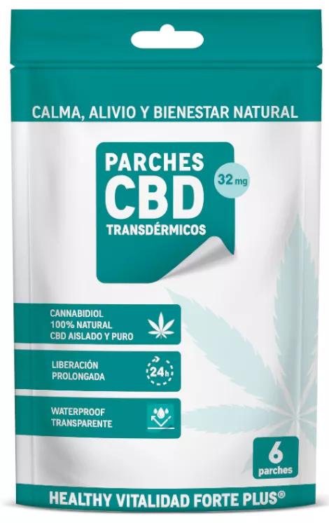 Healthy Vitalidad Forte Plus Patches CBD 6 uds