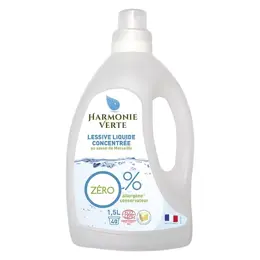 Harmonie Verte Lessive Liquide Concentrée Savon de Marseille 1,5L