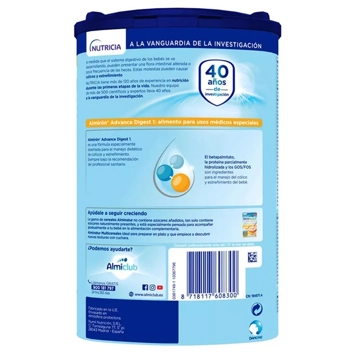 ALMIRON Digest 1 Lactantes Leche en polvo desde el primer día envase 800 g  2x400g
