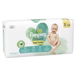 Pampers Harmonie Couches Taille 2 48 Couches 4kg - 8kg Protection Douce Pour La Peau