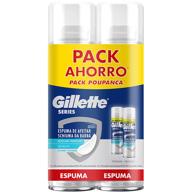 Gillette Pack Duplo Espuma De Barbear Peles Sensíveis 200 ml