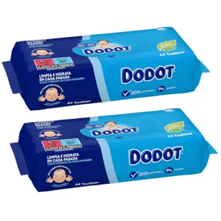 Lingettes de recharge Dodot 2x64 unités