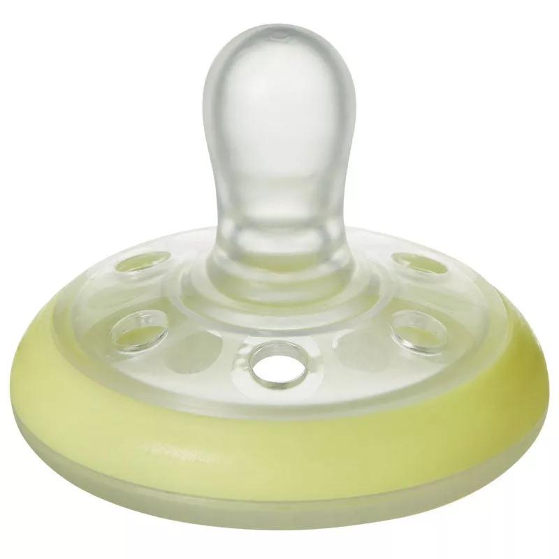Tommee Tippee Chupete con Forma de Pecho Night 6-18m 2 Uds