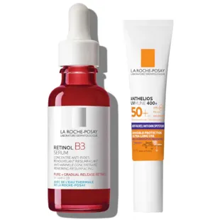 S&eacute;rum concentr&eacute; au r&eacute;tinol B3 de La Roche-Posay 30 ml + Cadeau : Fluide anti-taches UV-MUNE 400 Anthelios 15 ml