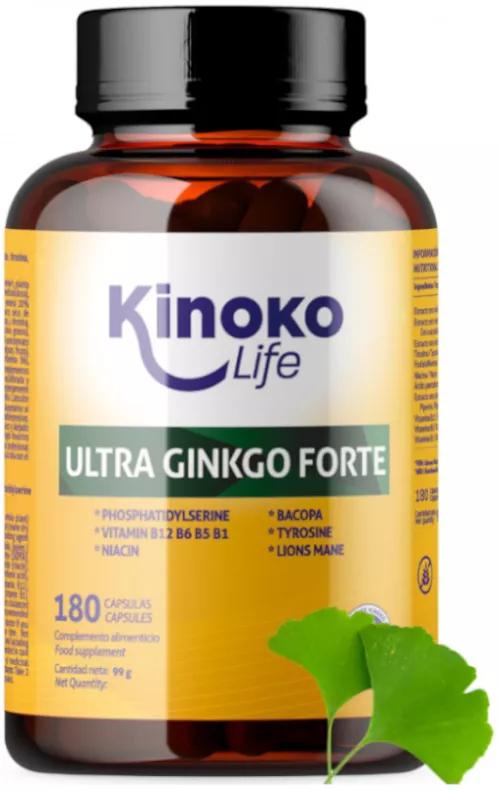 Kinoko Life Ultra Ginkgo Forte 180 Cápsulas