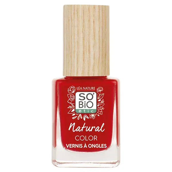 So'Bio Étic Natural Color Vernis à Ongles N°20 Rouge Essentiel 11ml
