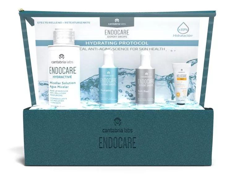 Endocare Expert Drops Hydrating + Soft Peel + Água Micelar + Amostra Heliocare