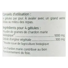 Nat & Form Bio Chardon Marie 200 gélules végétales