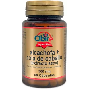 Obire Artichoke + Horsetail 430 mg 60 Capsules