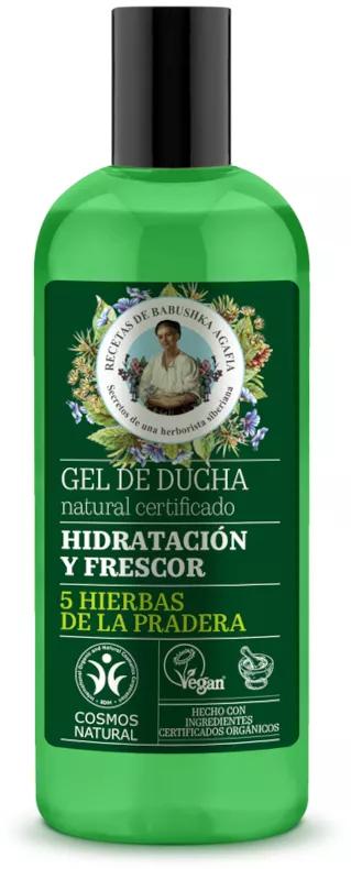Green Agafia Natürliches Duschgel für Feuchtigkeit und Frische, 260 ml