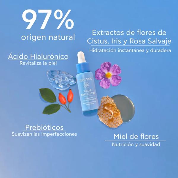 Booster Moisturizing and Refreshing Aqua Beelicious Apivita 30ml