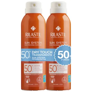 Rilastil Sun System Dry Touch SPF50+ 2x200 ml