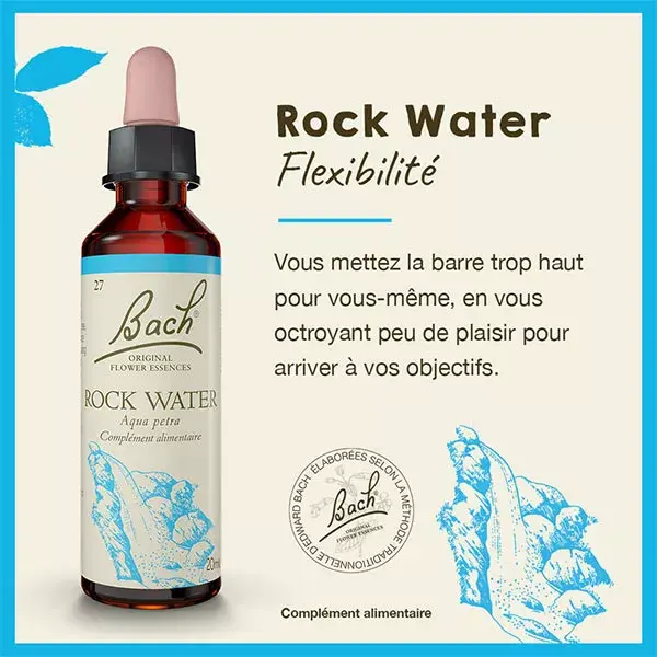 Flores de Bach 27 agua de roca - rock 20 ml de agua
