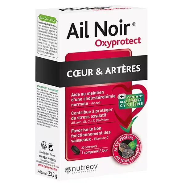 Nutreov Physcience Ail Noir Fermenté Oxyprotect 30 comprimés