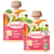 Babybio Pouch Kiwi, Mango and Coconut +6m 2x90 gr