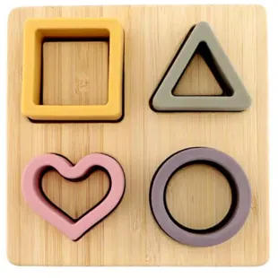 Nûby Puzle Silicone e Madeira +6m