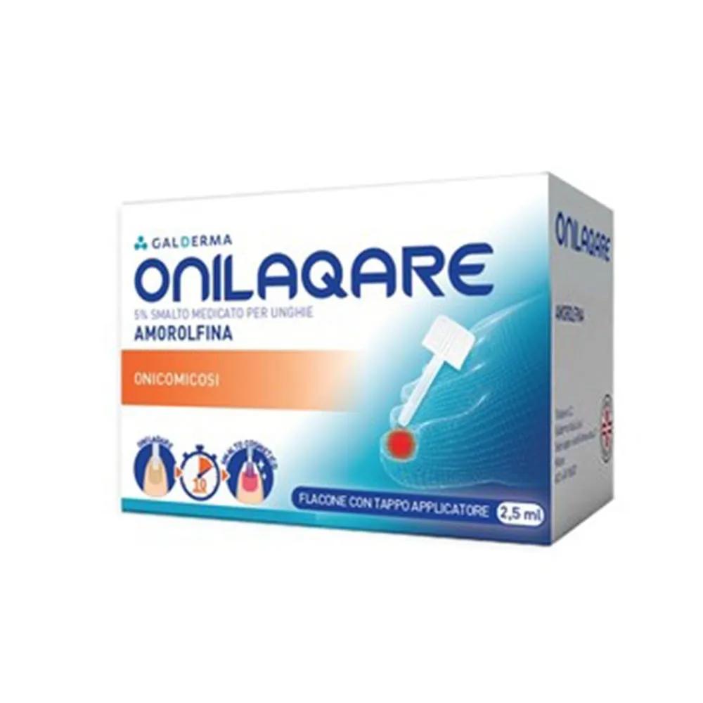 Onilaqare Smalto Medicato Onicomicosi per Unghie 5% 2,5 ml