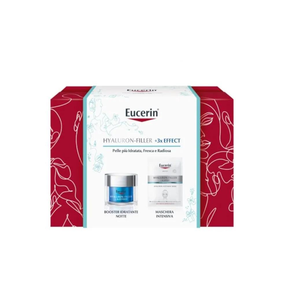 Eucerin Cofanetto Hyaluron Filler Maschera Viso + Booster Idratante Notte