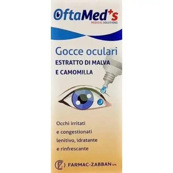 Oftamed's Gocce Oculari Idratanti Per Occhi Irritati e Congestionati 10 ml