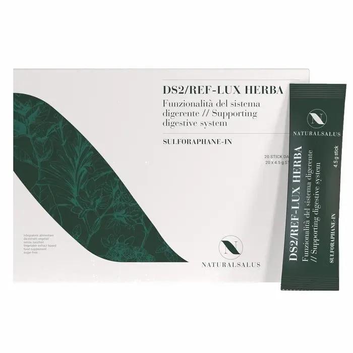 Naturalsalus DS2 Reflux Herba Integratore per Reflusso e Acidità Gastrica 20 Stick