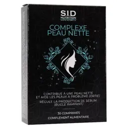 SID Nutrition Beauté Complexe Peau Nette 30 comprimés