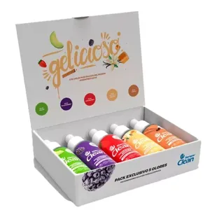 Kids Clean Siempre Gelicioso Spray Hidroalcohólico Pack 5 Olores de 60 ml