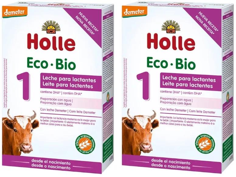 Holle Eco-Bio Latte per Lattanti +0m 2x400 gr