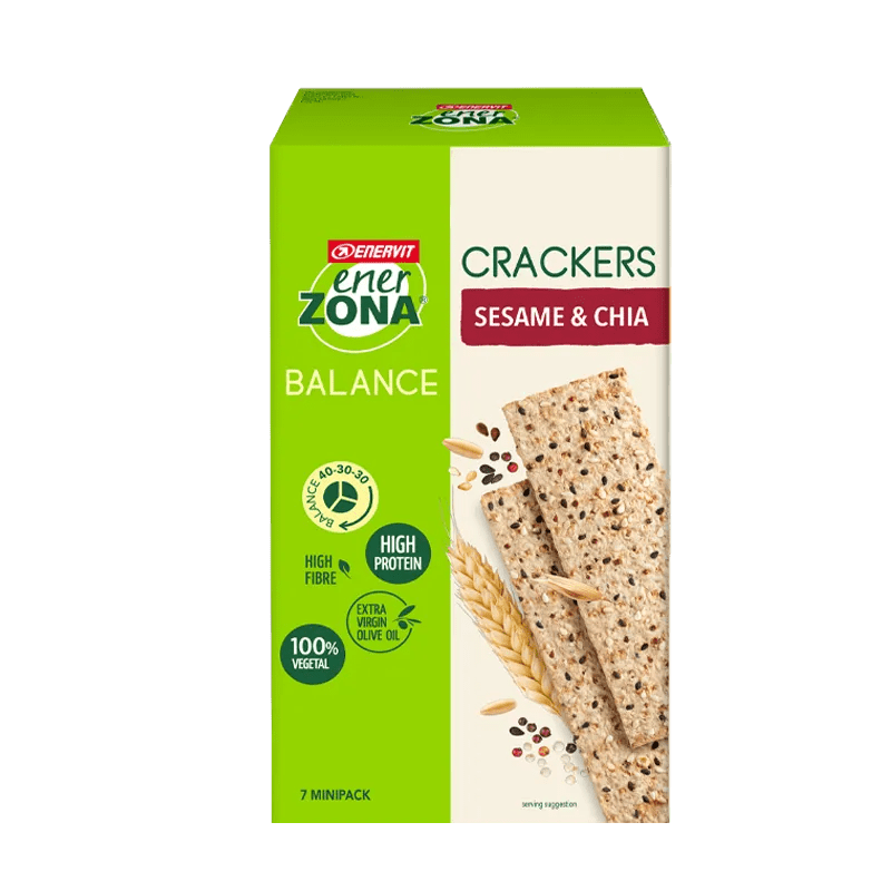 Enerzona Crackers Sesame & Chia da 7 Minipack 175g