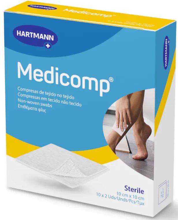Hartmann Medicomp Soft Gaze 10cmx10cm 20 Stück