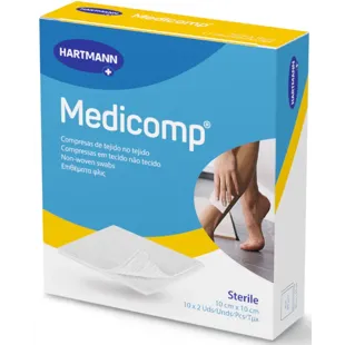 Hartmann Medicomp Gaze Suave 10cmx10cm 20 unidades